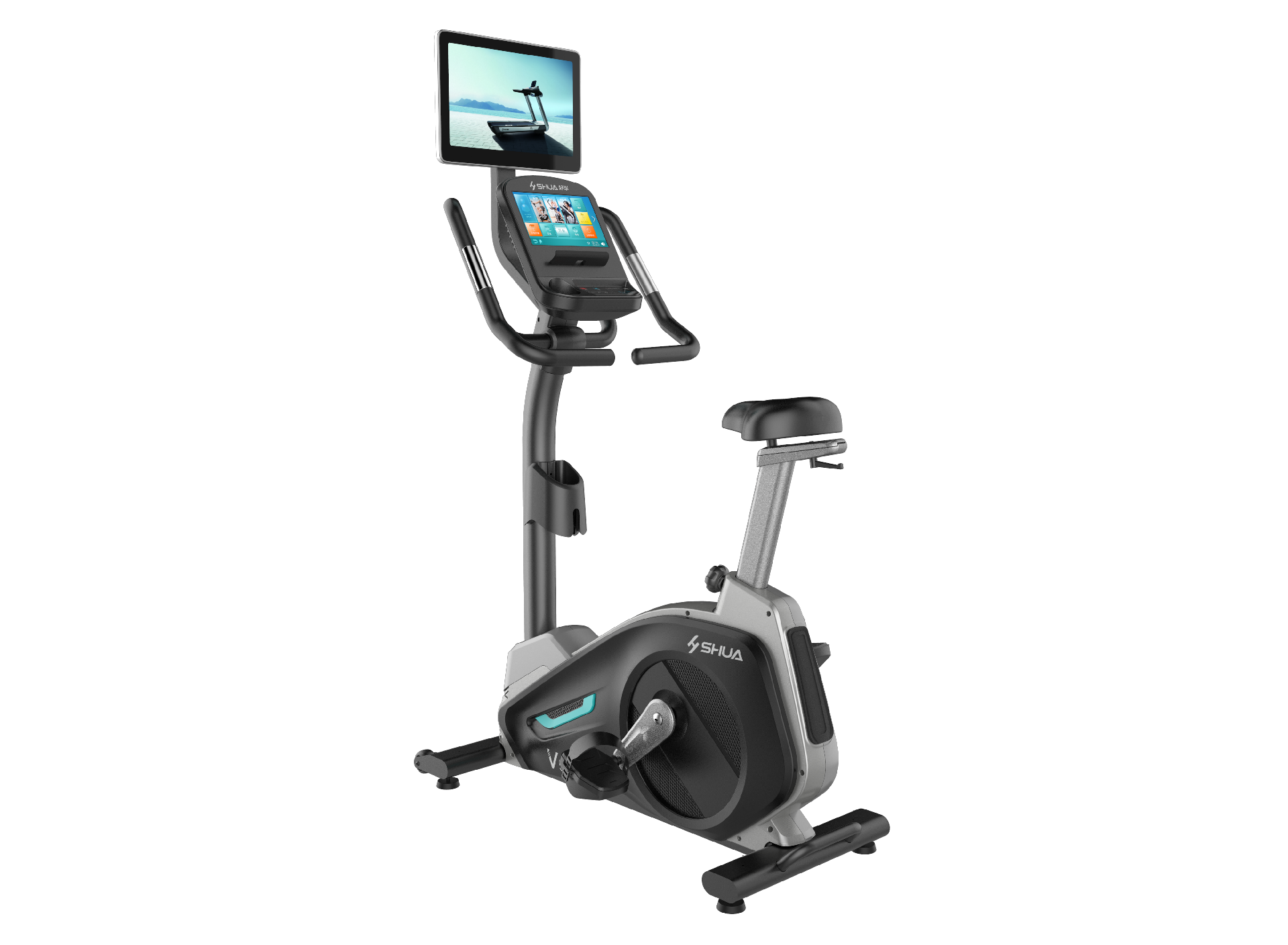 智能卧式健身车 （双屏+人脸） SH-B8900RT-T2